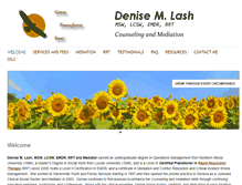 Tablet Screenshot of deniselash.com